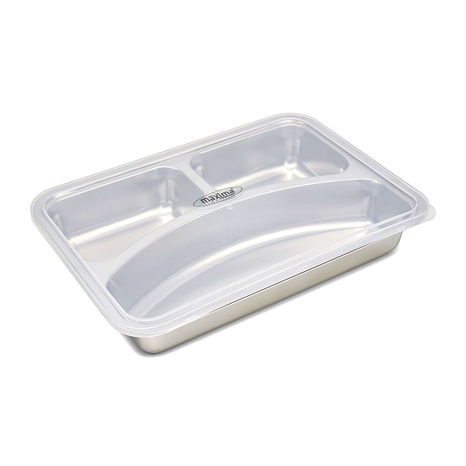 Coperchio per Piatto a 3 Scomparti – Plastica – Lavabile in Lavastoviglie