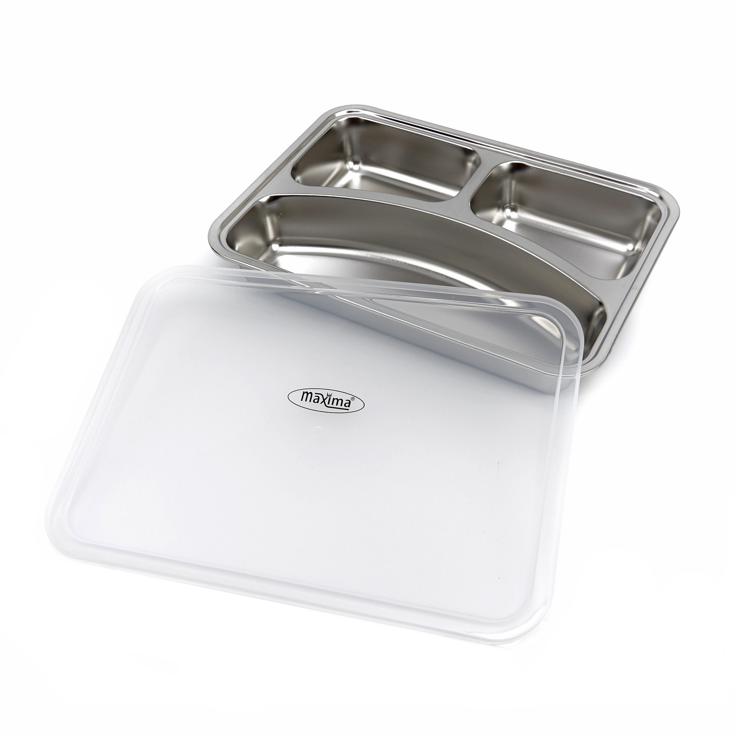 Coperchio per Piatto a 3 Scomparti – Plastica – Lavabile in Lavastoviglie