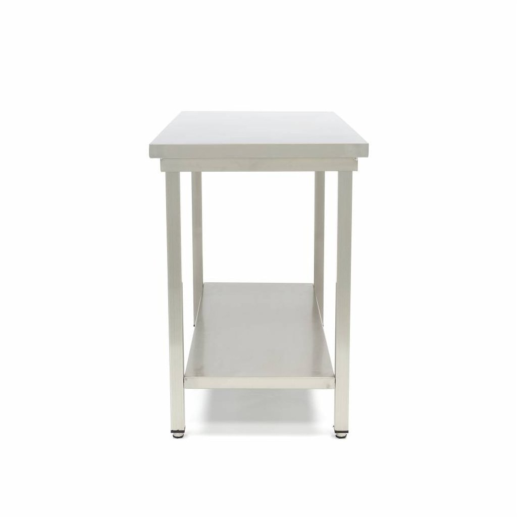 Tavolo in Acciaio Inox – 140 x 70cm – Altezza Regolabile