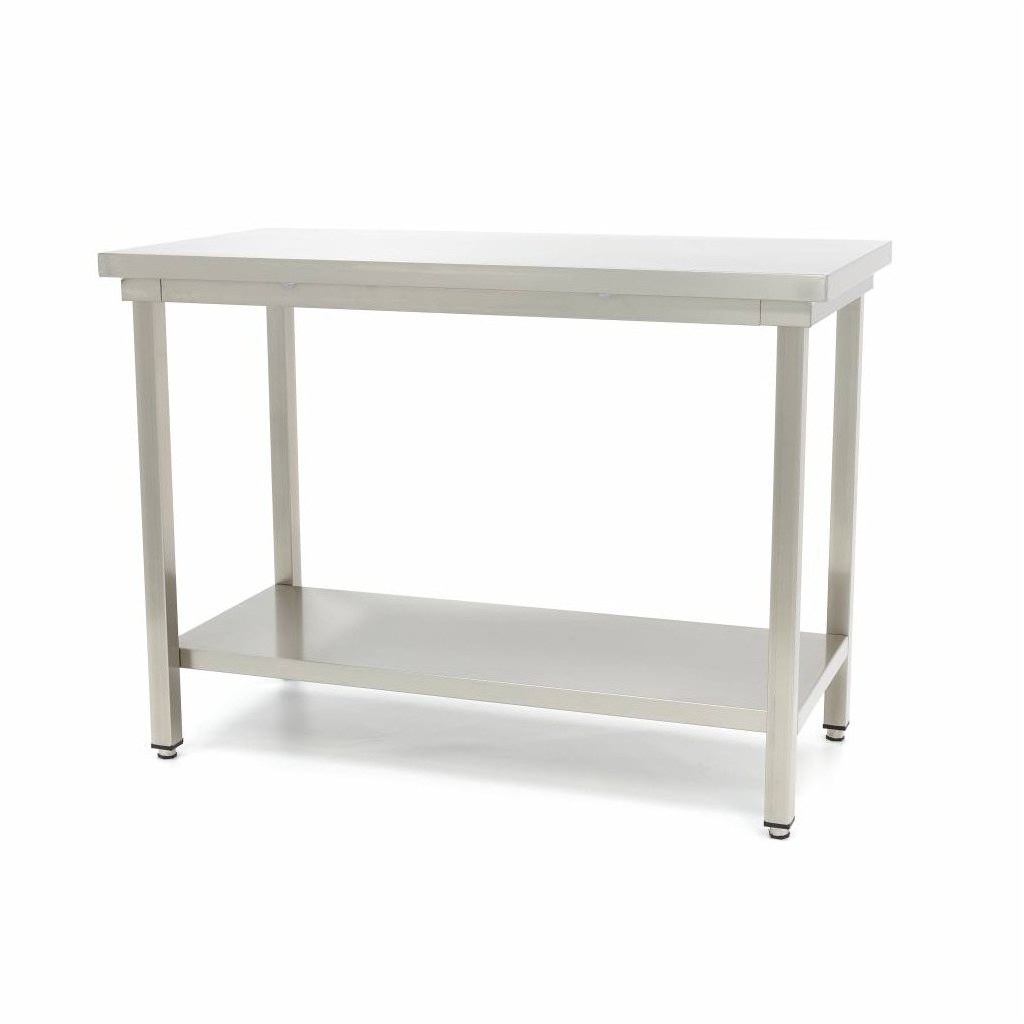 Tavolo in Acciaio Inox – 60 x 70cm – Altezza Regolabile