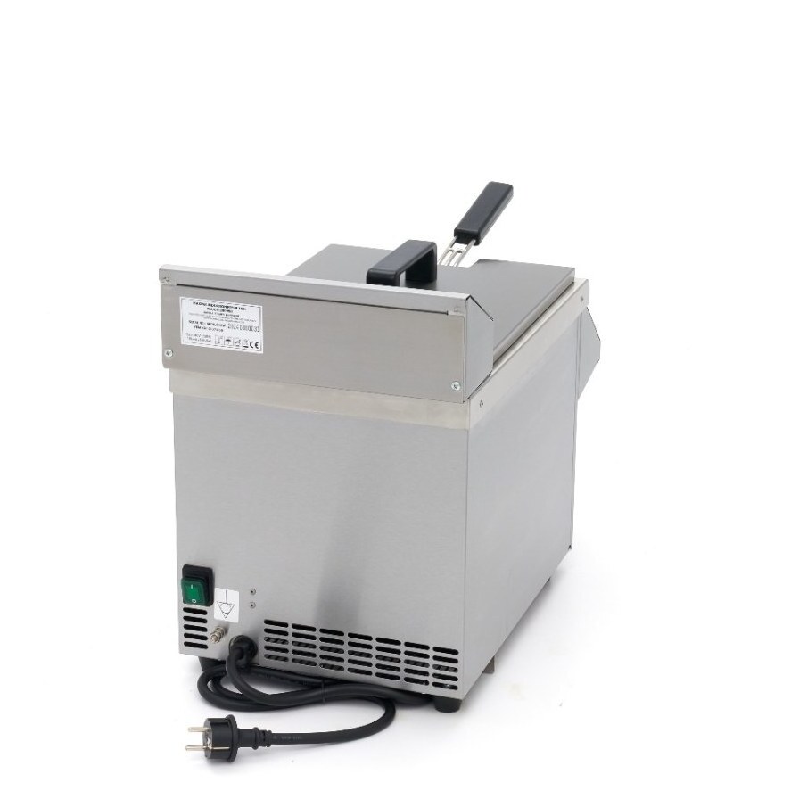 Friggitrice – 8L – 1 Cestello – Induzione – con Rubinetto di Scarico