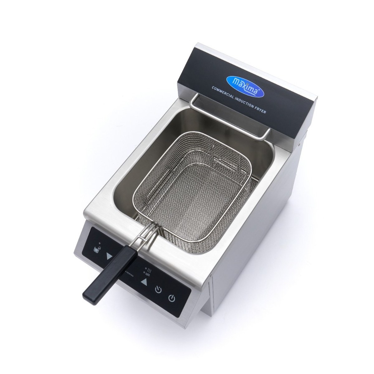 Friggitrice – 8L – 1 Cestello – Induzione – con Rubinetto di Scarico