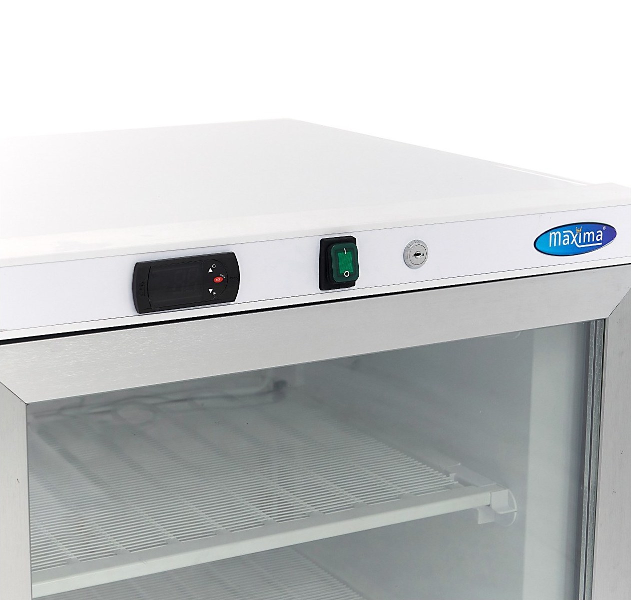 Congelatore – 200L – Bianco – con Porta in Vetro