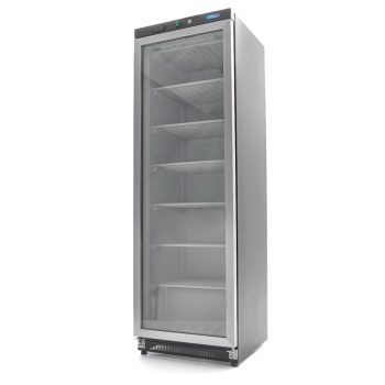 Congelatore – 400L – Nero – con Porta in Vetro