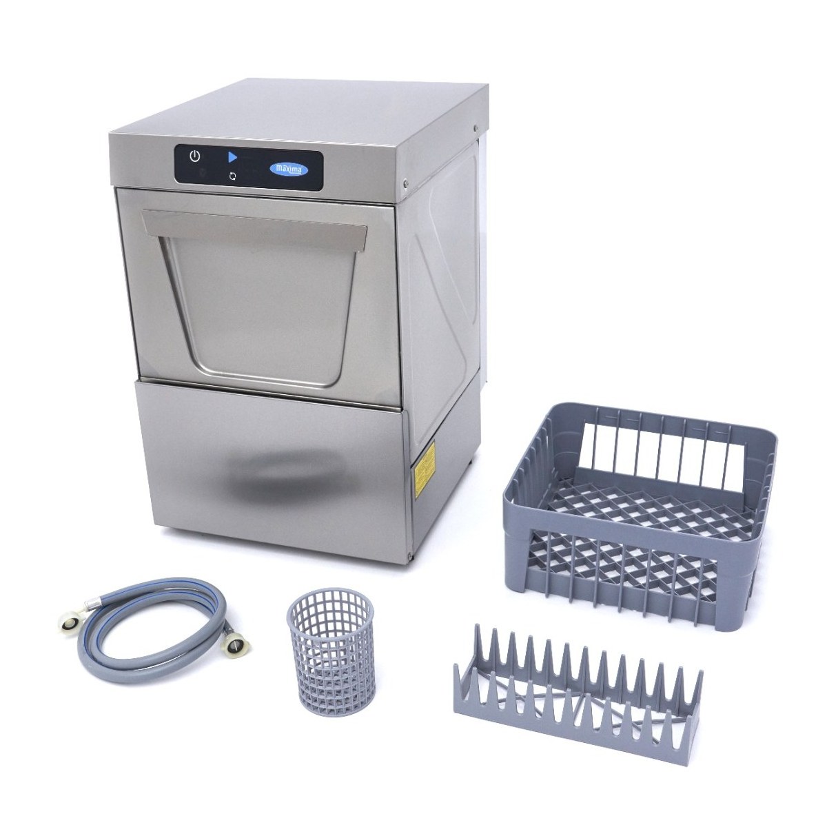 Lavabicchieri – 35 x 35cm – con Pompa Brillantante – Display Digitale – 230V