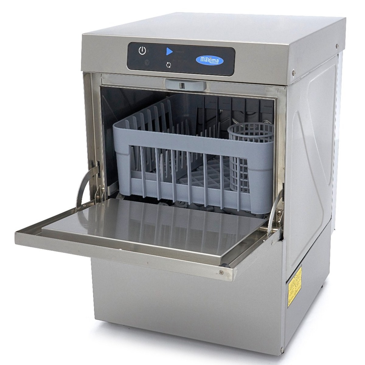 Lavabicchieri – 35 x 35cm – con Pompa Brillantante – Display Digitale – 230V