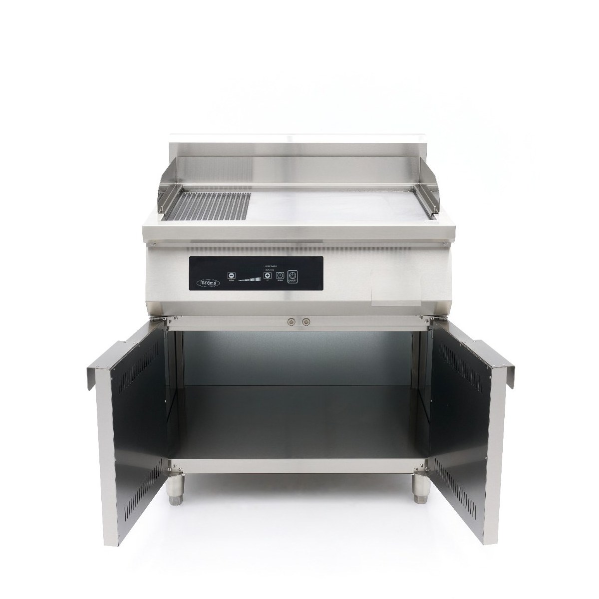 Piastra a Induzione 700 – Liscia e Rigata – 10.000 W – Doppia – con Supporto