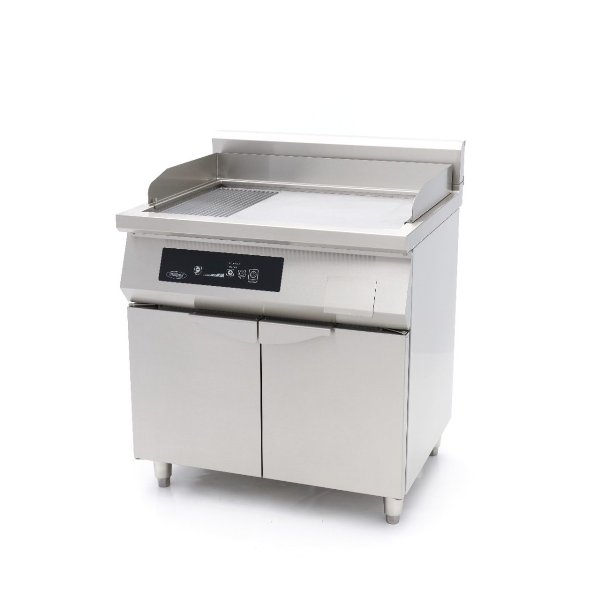Piastra a Induzione 700 – Liscia e Rigata – 10.000 W – Doppia – con Supporto