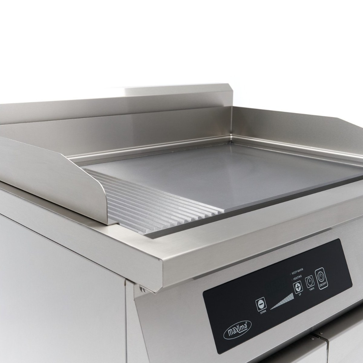Piastra a Induzione 700 – Liscia e Rigata – 10.000 W – Doppia – con Supporto