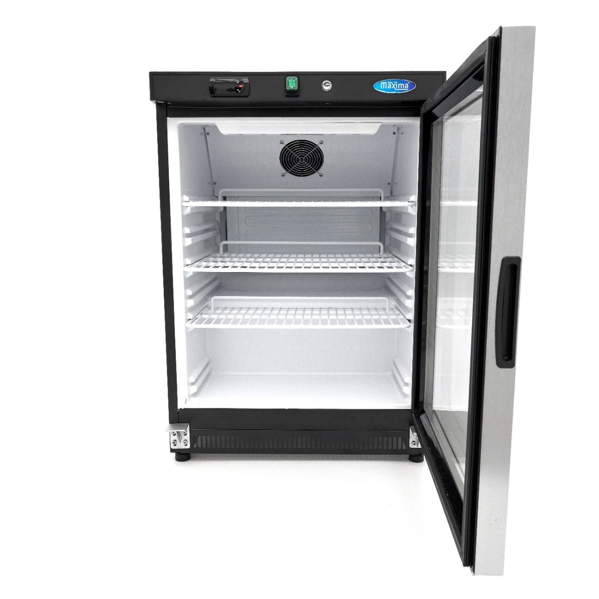 Frigorifero – 200L – Nero – con Porta in Vetro