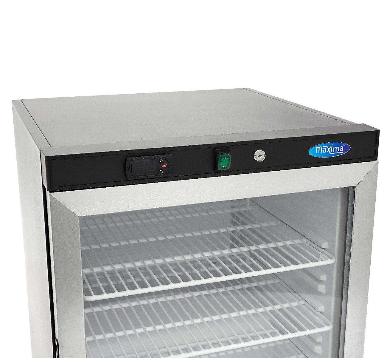 Frigorifero – 200L – Nero – con Porta in Vetro