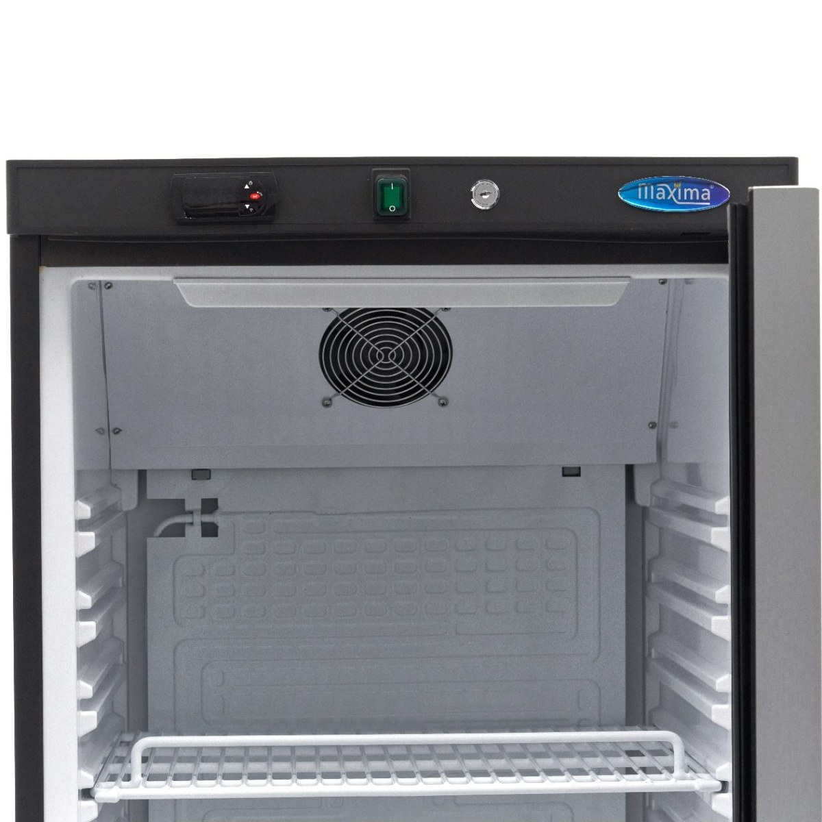 Frigorifero – 400L – Nero – con Porta in Vetro