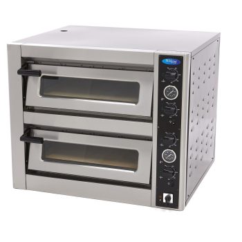 Forno per Pizza – adatto a 4 Pizze di Ø30cm – 2 Camere