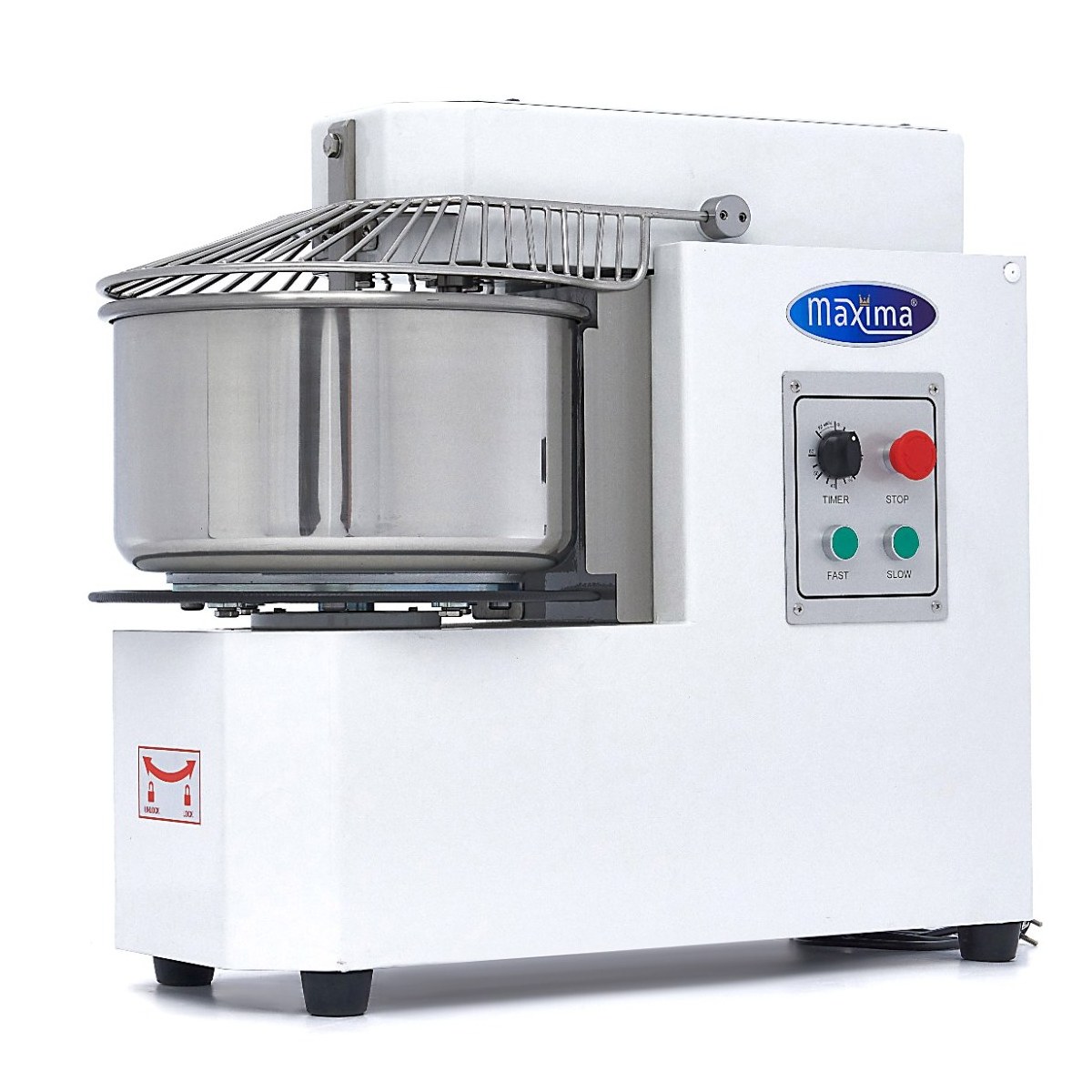 Impastatrice – 20L – 12kg di Pasta – 2 Velocità – Vasca Estraibile