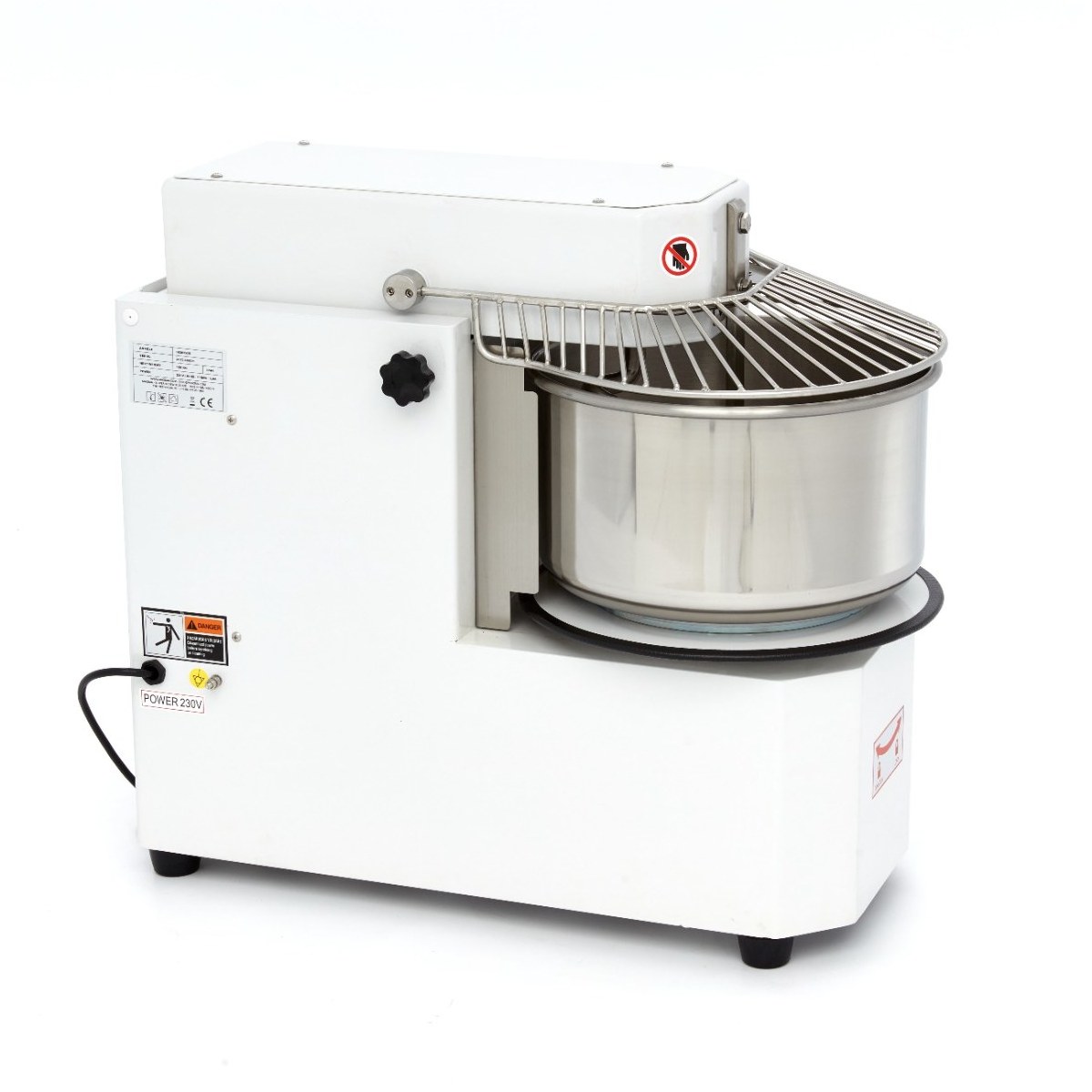 Impastatrice – 20L – 12kg di Pasta – 2 Velocità – Vasca Estraibile