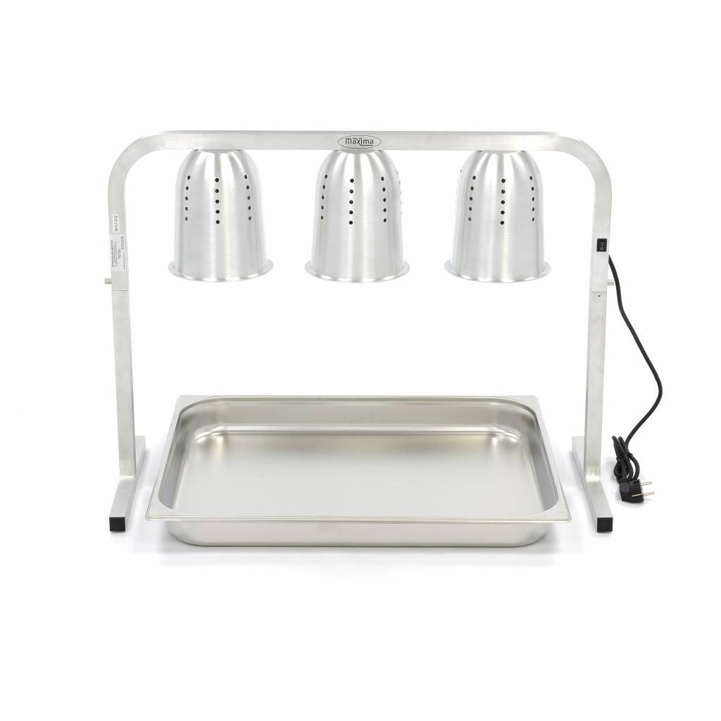 Lampada Riscaldante – 3 Lampade – incl. 3 Lampade e 1 x 2/1GN Contenitore