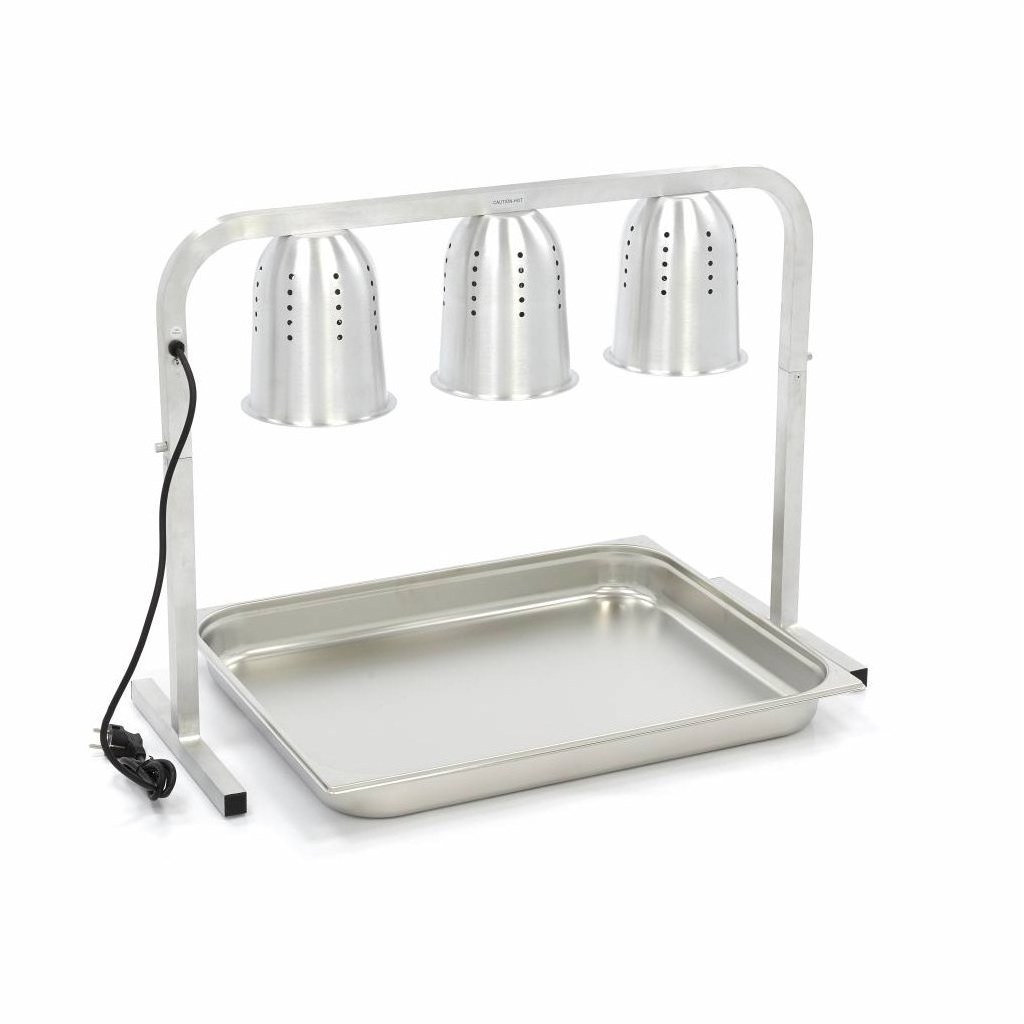 Lampada Riscaldante – 3 Lampade – incl. 3 Lampade e 1 x 2/1GN Contenitore