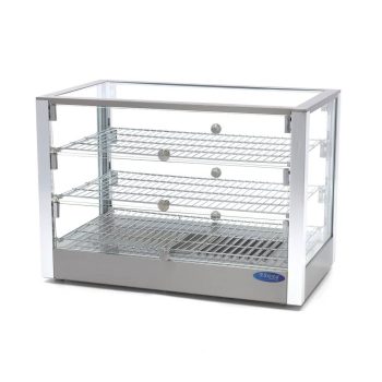 Espositore Riscaldato per Alimenti – 115L – 70cm – 3 Ripiani