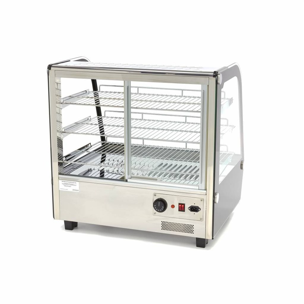 Espositore Riscaldato per Alimenti – 120L – 67,8cm – 3 Ripiani