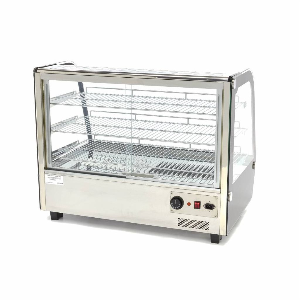 Espositore Riscaldato per Alimenti – 160L – 85,6cm – 3 Ripiani