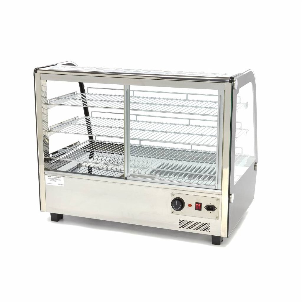 Espositore Riscaldato per Alimenti – 160L – 85,6cm – 3 Ripiani