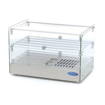 Espositore Riscaldato per Alimenti – 50L – 55cm – 2 Ripiani