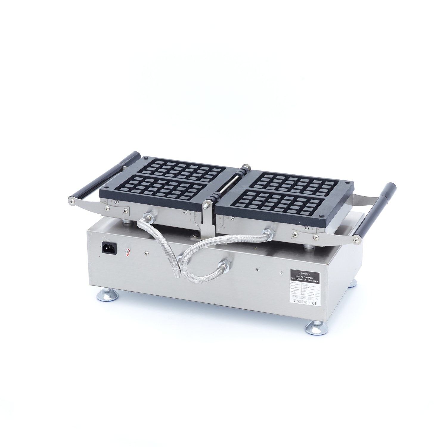 Piastra per Waffle – 2 Pezzi – Ruotabile – Digitale