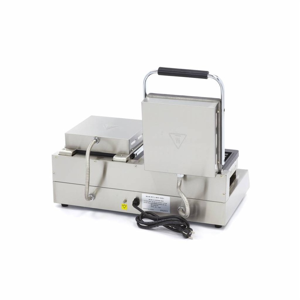 Piastra per Waffle – 4 Pezzi – Quadrato – Doppio