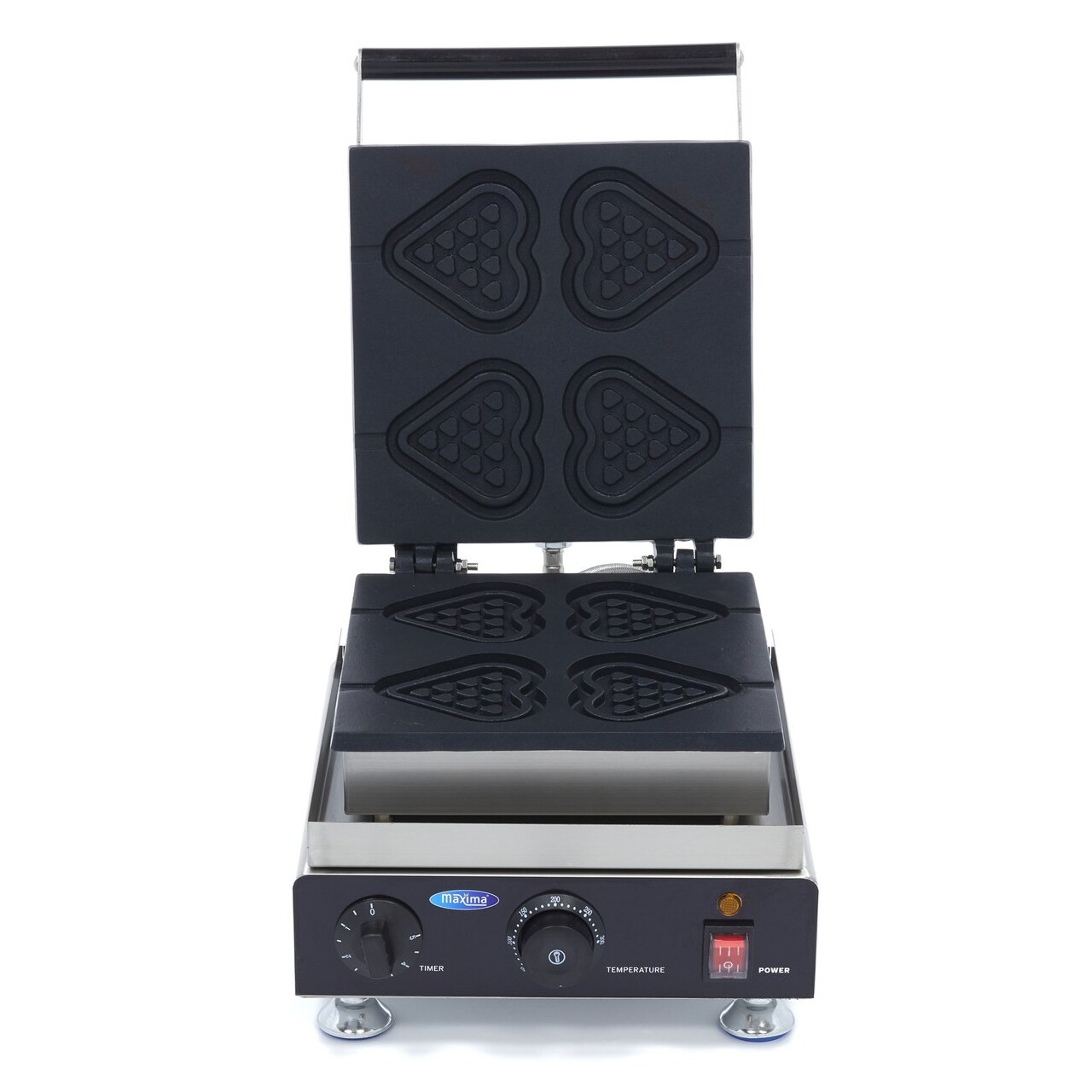Piastra per Waffle – 4 Pezzi – Cuori su Bastoncini