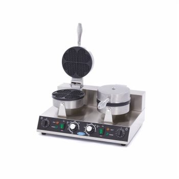 Piastra per Waffle – 8 Waffle – Cuori – Doppio