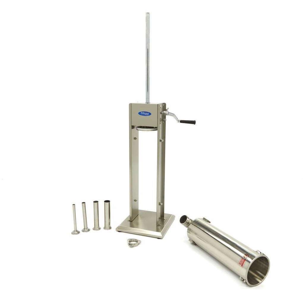 Insaccatrice per Salsicce – 7L – Verticale – incl. 4 Tubi di Riempimento