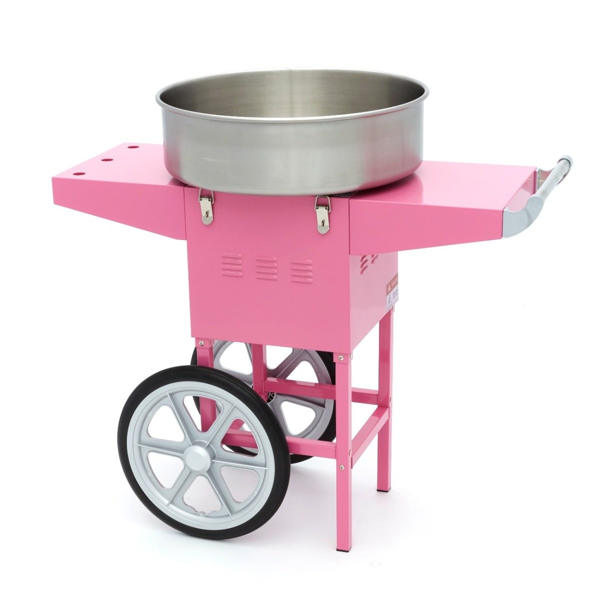 Macchina per Zucchero Filato – Ø 52 cm – Rosa – con Carrello