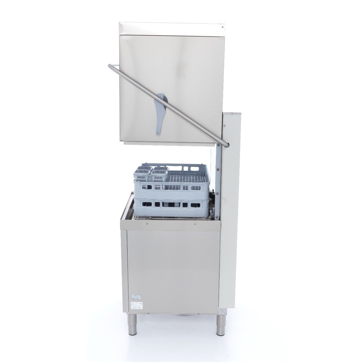 Lavastoviglie a capote – 50x60cm – con pompe di risciacquo e sapone – 400V