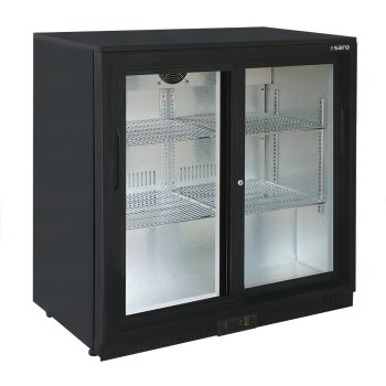 SARO Frigorifero bar con 2 porte scorrevoli, modello BC 198 SD