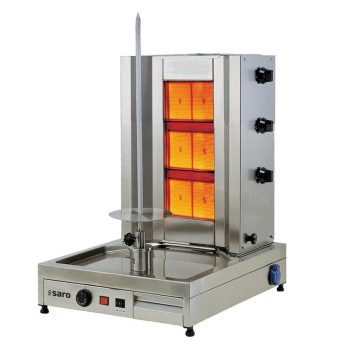 SARO Grill a gas per Döner / Gyros 3 bruciatori modello TILLA 3