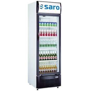 SARO Frigorifero per bevande con pannello pubblicitario, modello GTK 382
