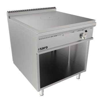 SARO Piano cottura a piastra con vano aperto modello LQ / TPG4BA