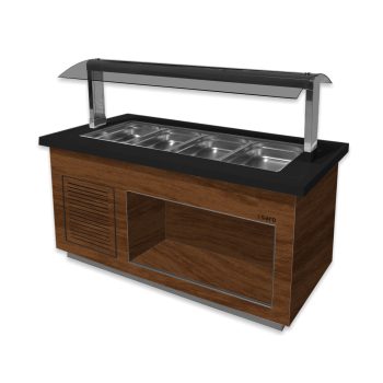 SARO Buffet caldo modello PREMIUM LINE SB-H170 Noce