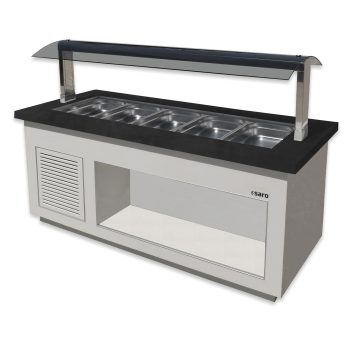 SARO Buffet caldo Modello PREMIUM LINE SB-H200 bianco