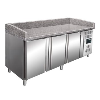 SARO Tavolo per pizza, 3 porte, modello PZ 3600 TN