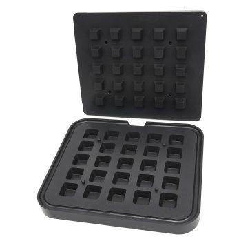 Stampo per Tartellette - Quadrato - 39/29 mm - 25 Pezzi